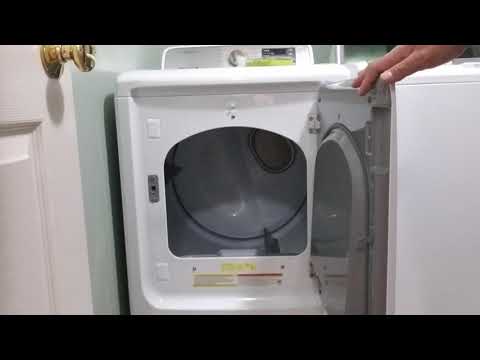 Reversing dryer door on a Samsung Dryer