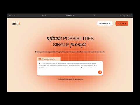 agen8 공식 영상 미리보기