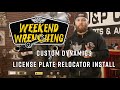 Custom Dynamics LED License Plate Frame Install M8 Harley Davidson RoadKing