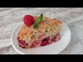 1 Egg And 10 Minutes Very Delicious Raspberry Cake With Sugar Crust For Tea 39