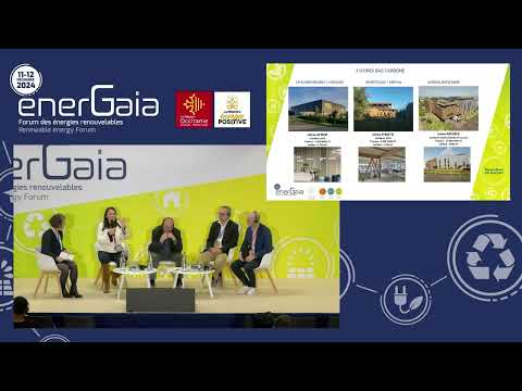 Forum EnerGaïa 2024 : Bâtiment industriel associer construction bas carbone et ENR