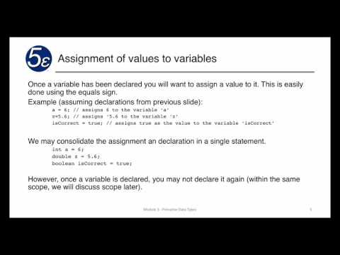 Introduction To Java Module 3