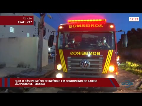 Olha o gás! Princípio de incêndio em condomínio do bairro São Pedro em Teresina 17 02 2022