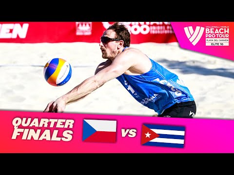 Perusic/Schweiner vs. Alayo/Diaz - Quarter Final Highlights | Playa del Carmen 2025 #BeachProTour