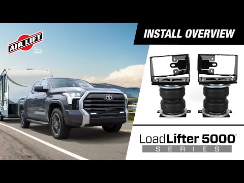 Air Lift Install 57383: 2022-2025 Toyota Tundra 4WD / 2WD - LoadLifter 5000