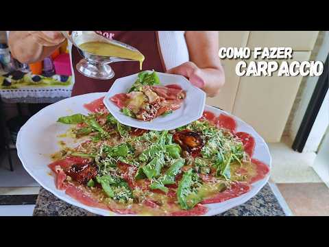 Como Fazer Carpaccio Perfeito em Casa | Simples e Sofisticado