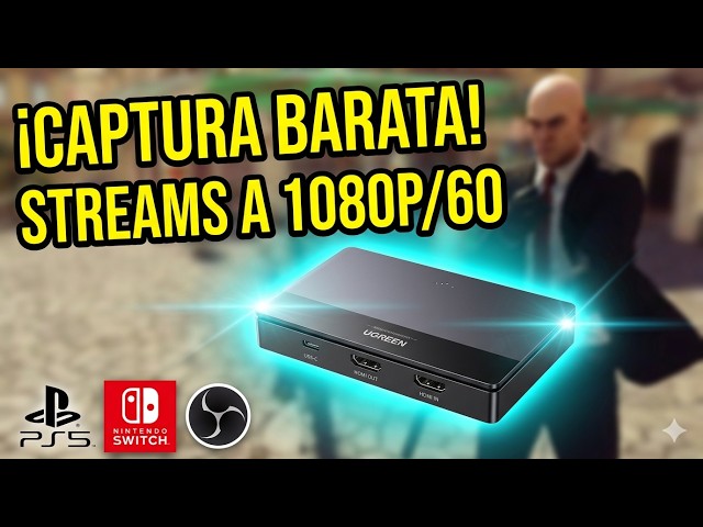 Vídeo relacionado con Guermok Tarjeta de captura de video 4K USB 3.0 con PD 100W, 4K a 60FPS o 2K a 144FPS HDMI a USB-A/C tarjeta de captura para transmisión, funciona con Pad, tablet, MacOS, Switch2/1, laptop, PC, cámara
