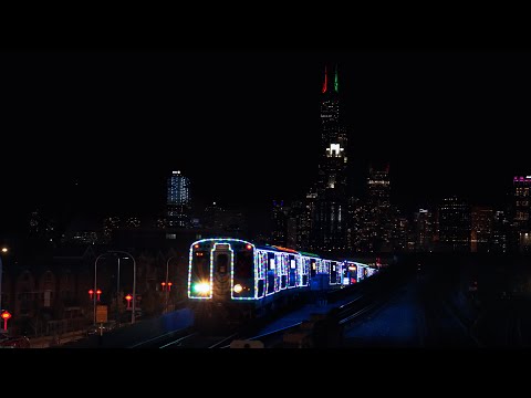 2022 CTA Holiday Train + Bus Music Video and Action!