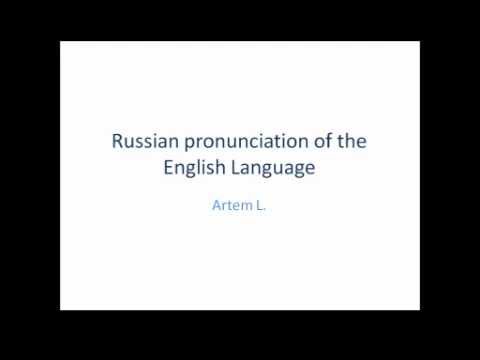 Russian Pronunciation of the English Language