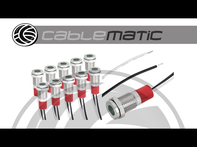 Vídeo relacionado con Gebildet 10pcs Indicador de Plástico LED Luz Piloto AC/DC 12-24V Tamaño del Orificio de Montaje 6mm (Rojo)