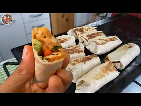 BURRITOS DE POLLO para hacer en casa