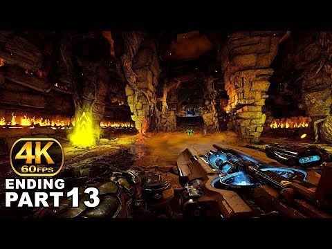 DOOM 2016 Gameplay Walkthrough Part 13 Ending - PC 4K 60FPS No Commentary