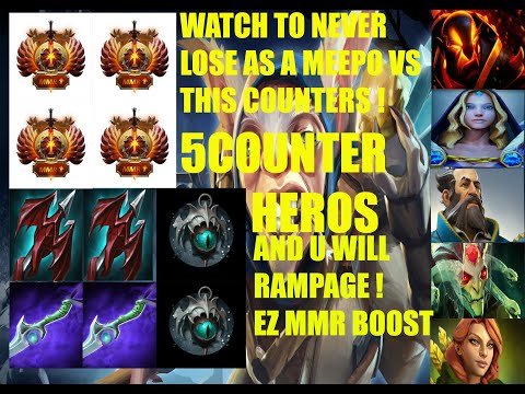 this is how u need to farm as meepo  !!!(HOW TO WIN A LOSING  GAME MEEPO VS COUNTERS (STEP BY STEP)