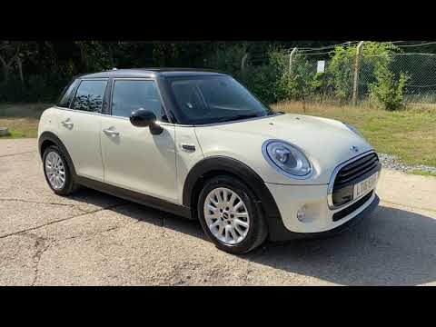 MINI Cooper 5 door petrol in Pepper White.