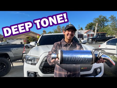 Tacoma Flowmaster FlowFX Extreme Axle Dump Exhaust!! + V6 Sound Clips!!