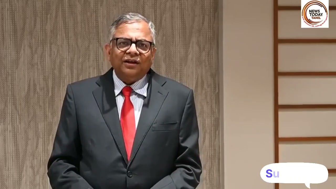 தமிழ்நாடு முதலமைச்சர் மு.க.ஸ்டாலுக்கு நன்றி தெரிவித்த டாடா குழுமத் தலைவர்.!