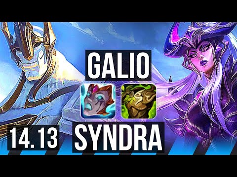GALIO vs SYNDRA (MID) | 5k comeback, 65% winrate, 6/3/19 | NA Challenger | 14.13