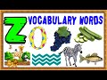 Vocabulary Words For Kids | Words From Letter Z | Words That Start with Z