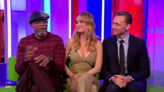 The One Show viewers left divided as Brie Larson shows off her cleavage in low cut top