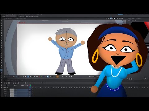 Fast Character Rigging in OpenToonz – 3 Minute Tutorial!