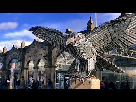 Discover Allen the Peregrine Falcon: An Ikea Allen Key Masterpiece in Sheffield by Jason Heppenstall
