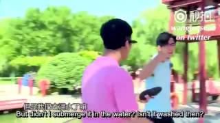 [ENG SUB] 160805 FIGHTING MAN FUNNY JACKSON CUT: Asking Jing Boran to smell his insoles