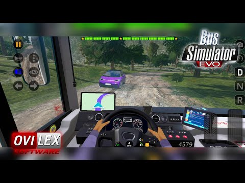 Bus Simulator: EVO - Articulated Bus in German Village GamePlay (Android & iOS)