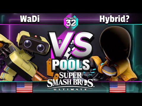 ULTIMATE 32 Pools - WaDi (R.O.B.) vs. TSE | Hybrid? (Sans) - Smash Ultimate