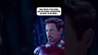 Tony Stark é tão brabo, que ele mudou o penmteado do peter só de olhar...#homearanha #homemdeferro