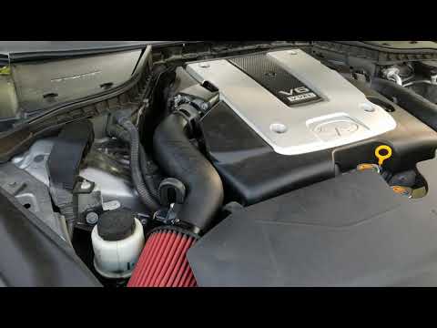 Q50 3.7 AEM cold air intake induction sound