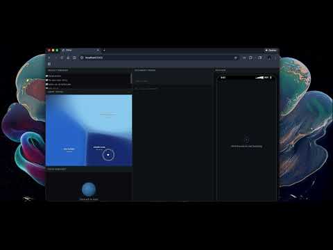 Organic UI Explorations – WebGPU + Claude Code