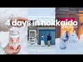 4-day hokkaido winter itinerary (+shopping haul) | scenic train trip, thrifting, snow festival