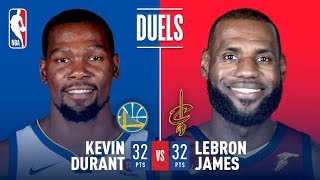 Kevin Durant - Golden State Warriors - LeBron James - Cleveland Cavaliers