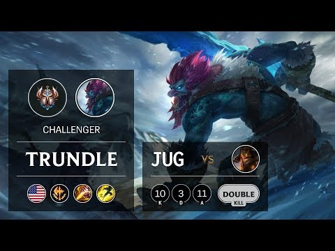Trundle Jungle vs Jarvan IV - NA Challenger Patch 9.8