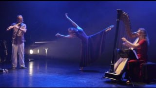 Gnossienne No.1 by Erik Satie- Indian Flute, Harp&Dance- Praful, Helvia Briggen, Ophelie Longuet
