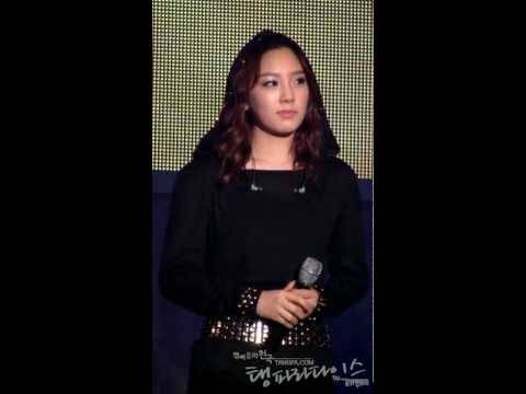 [Fancam] 100424 Taeyeon SNSD - talk@Shinsegae super concert