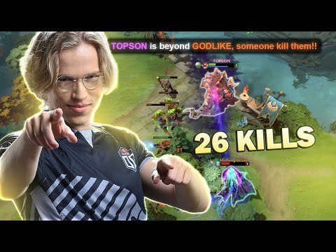 Primal Beast isn't BROKEN but Topson is.. 26 KILLS!