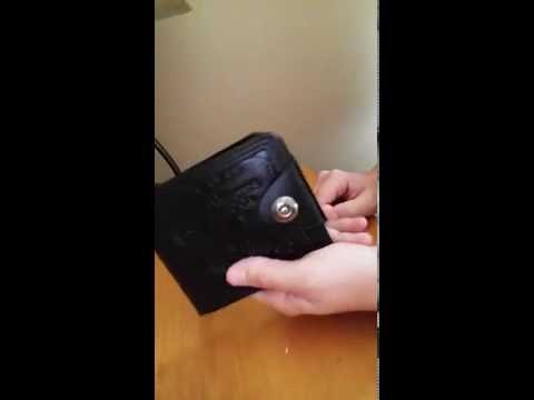 Ming Juan 100 US Dollar Bills Leather Wallet