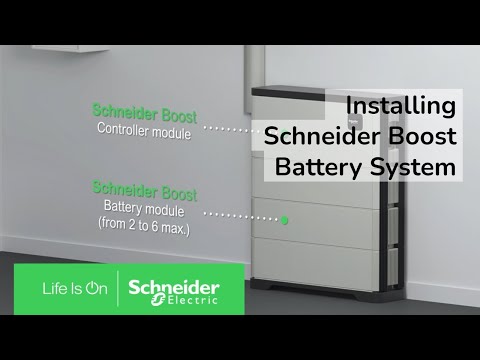 How to Install Schneider Boost home solar battery