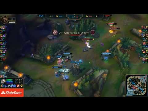 Highlight FLY vs OPT LCS spring 2019 week 2 Game 1
