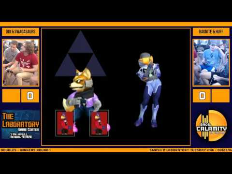 S@LT #46 | Dio & SwagasaursWrecks vs Huff & Ragnite - Winners Round 1 - Melee Doubles