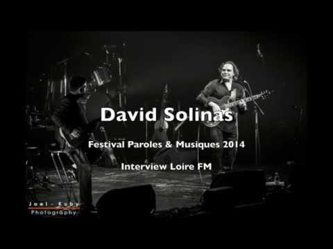 ITW Loire FM David Solinas : festival Paroles & Musique juin 2014