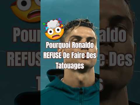 Pourquoi Ronaldo Refuse Les Tatouages 🤯 (vrai raison)#ronaldo #tattoo #footballfacts #goat #viral