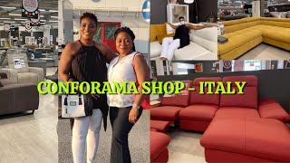 CONFORAMA STORE//FURNITURE,SOFAS,KITCHEN & BEDS//ITALY ,SHOP WITH ME!!!
