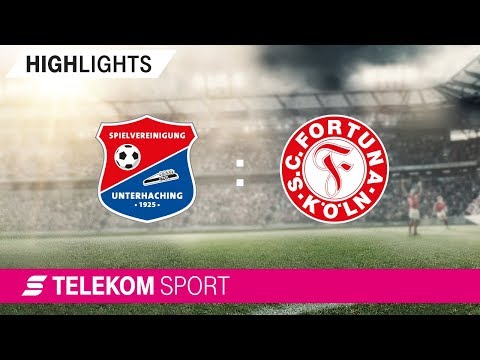 SpVgg Unterhaching - Fortuna Köln | Spieltag 15, 18/19 | Telekom Sport