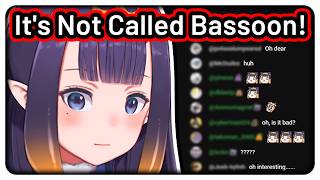 Ina Finds Out What Bassoon Is Called in Japan and She Should NOT Say It on Stream【Hololive EN】