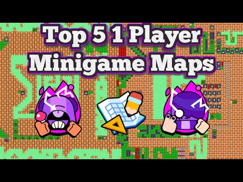 Top 5 Hyper Charge Minigames In Map Maker Part 2 (1 Player INTENSE)