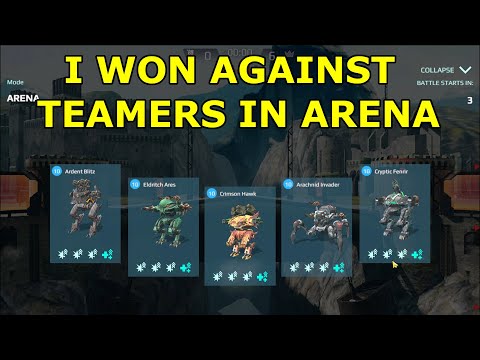I Won Against Teamers in Arena Plus Living Legend Blitz. War Robots