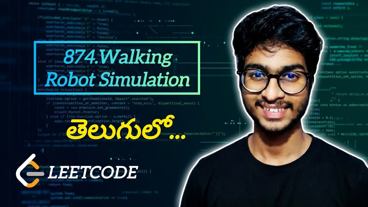 874.Walking Robot Simulation | Leetcode Daily | Telugu | #leetcode #dsa #coding #programming #python