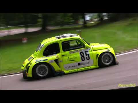Trento Bondone 2023 Fiat 500 Hayabusa 4x4 E2-SH best of Hillclimb 17 km suzuki hayabusa engine sound